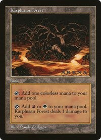 Karplusan Forest (Oversized) [Oversize Cards] Magic: The Gathering