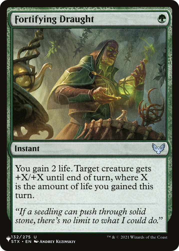 Fortifying Draught [The List] Magic: The Gathering
