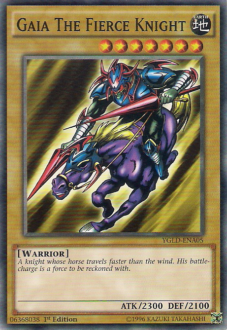 Gaia The Fierce Knight [YGLD-ENA05] Common Yu-Gi-Oh!