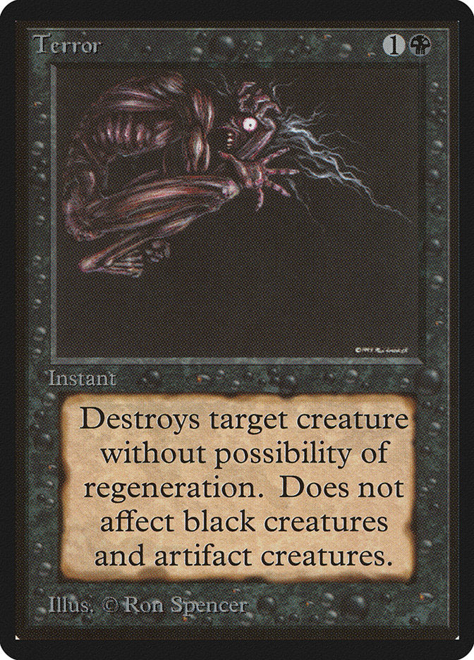 Terror [Beta Edition] Magic: The Gathering