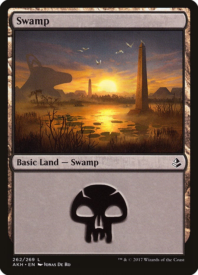 Swamp (262) [Amonkhet] Magic: The Gathering