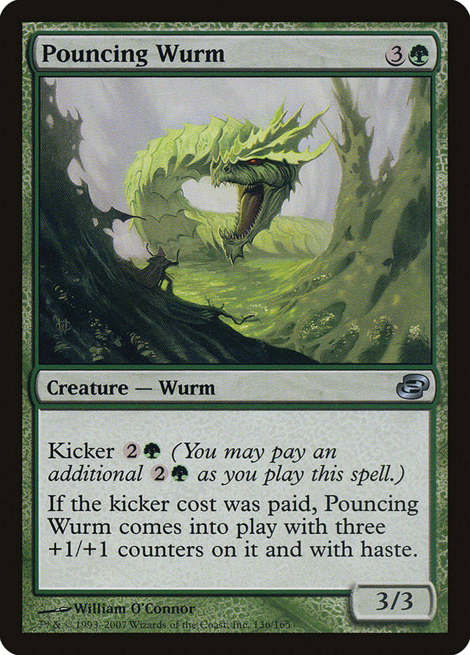 Pouncing Wurm [Planar Chaos] Magic: The Gathering