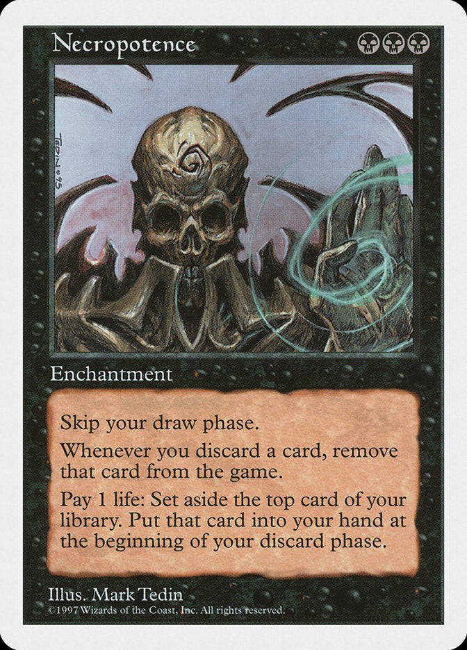 Necropotence [Fifth Edition] Magic: The Gathering