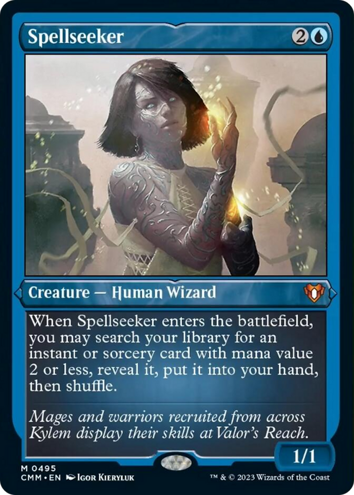 Spellseeker (Foil Etched) [Commander Masters] Magic: The Gathering