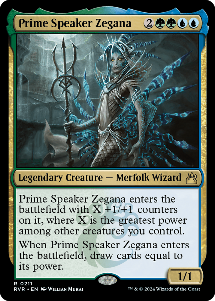 Prime Speaker Zegana [Ravnica Remastered] Magic: The Gathering
