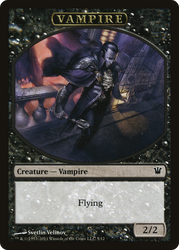 Vampire (0007) // Vampire (0008) Double-Sided Token [Innistrad Remastered Tokens] Magic: The Gathering