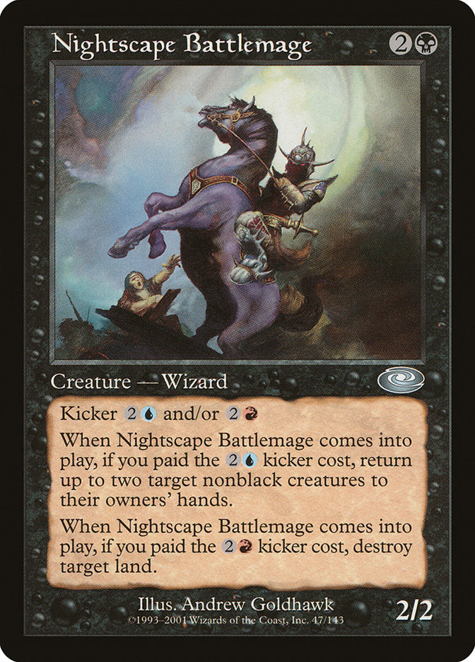 Nightscape Battlemage [Planeshift] Magic: The Gathering