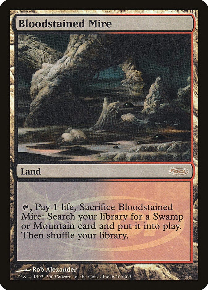 Bloodstained Mire [Judge Gift Cards 2009] Magic: The Gathering