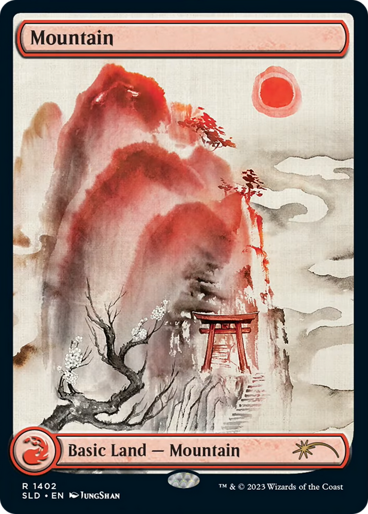 Mountain (1402) [Secret Lair Drop Series] Magic: The Gathering