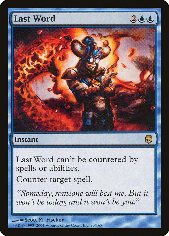 Last Word [Darksteel] Magic: The Gathering