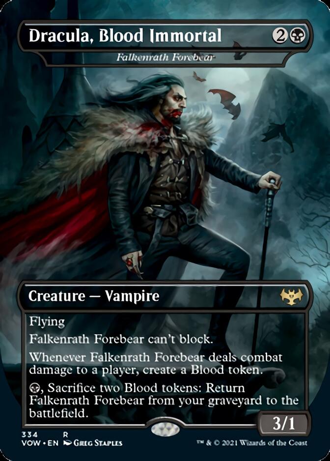 Falkenrath Forebear - Dracula, Blood Immortal [Innistrad: Crimson Vow] Magic: The Gathering