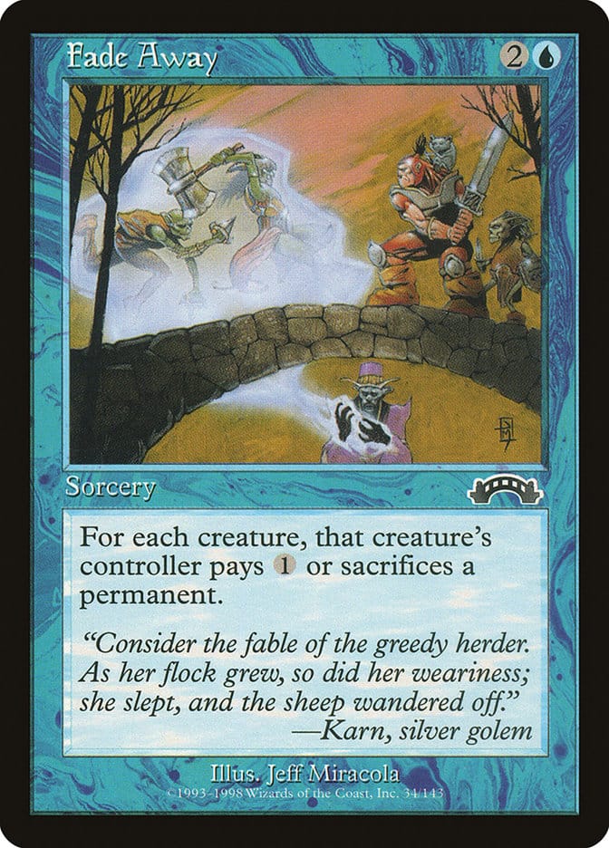 Fade Away [Exodus] Magic: The Gathering