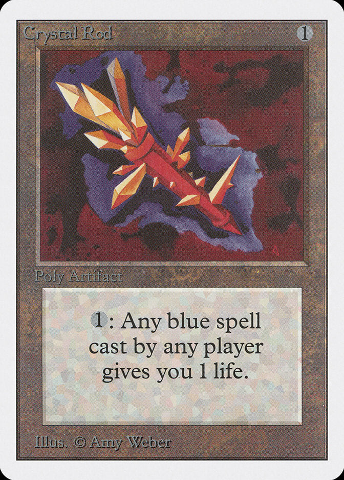 Crystal Rod [Unlimited Edition] Magic: The Gathering