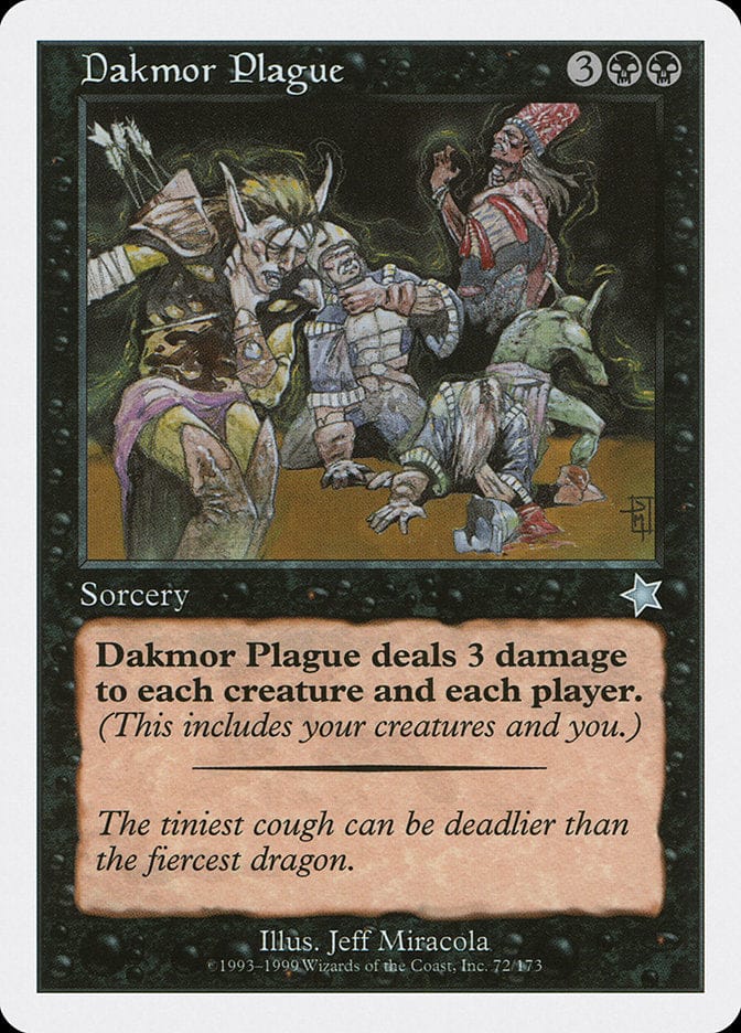 Dakmor Plague [Starter 1999] Magic: The Gathering