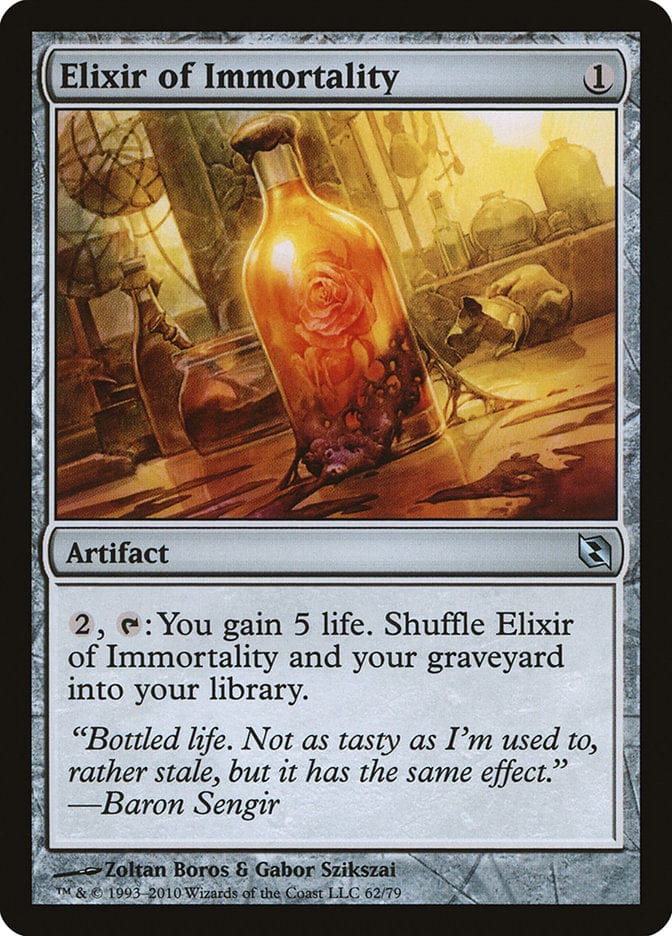 Elixir of Immortality [Duel Decks: Elspeth vs. Tezzeret] Magic: The Gathering