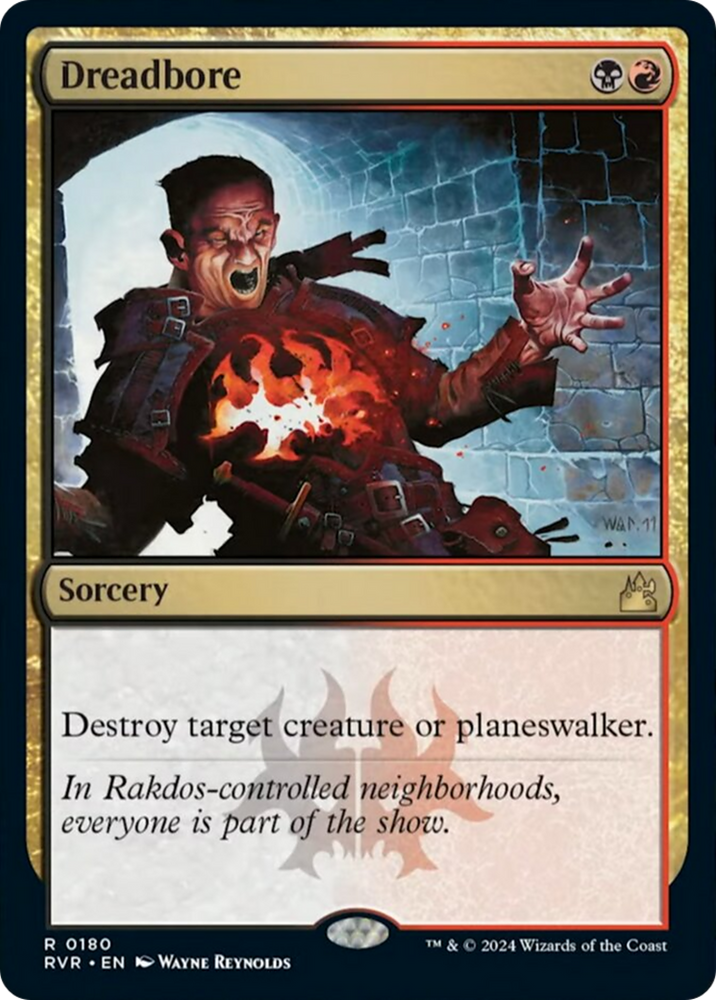 Dreadbore [Ravnica Remastered] Magic: The Gathering