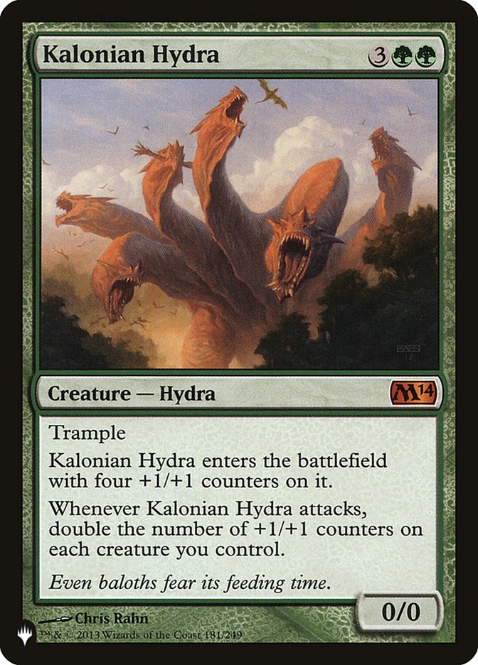 Kalonian Hydra [The List] Magic: The Gathering