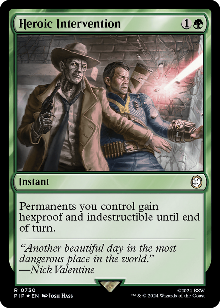 Heroic Intervention (Surge Foil) [Fallout] Magic: The Gathering