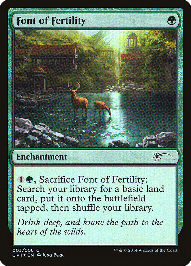 Font of Fertility [Magic 2015 Clash Pack] Magic: The Gathering