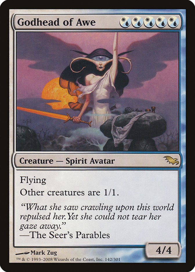 Godhead of Awe [Shadowmoor] Magic: The Gathering