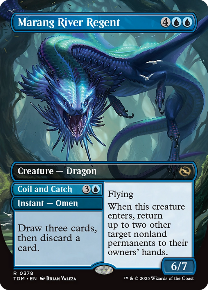 Marang River Regent (Borderless) [Tarkir: Dragonstorm] Magic: The Gathering