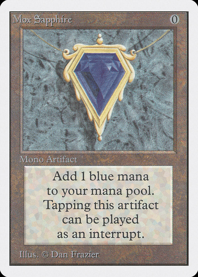 Mox Sapphire [Unlimited Edition] Magic: The Gathering