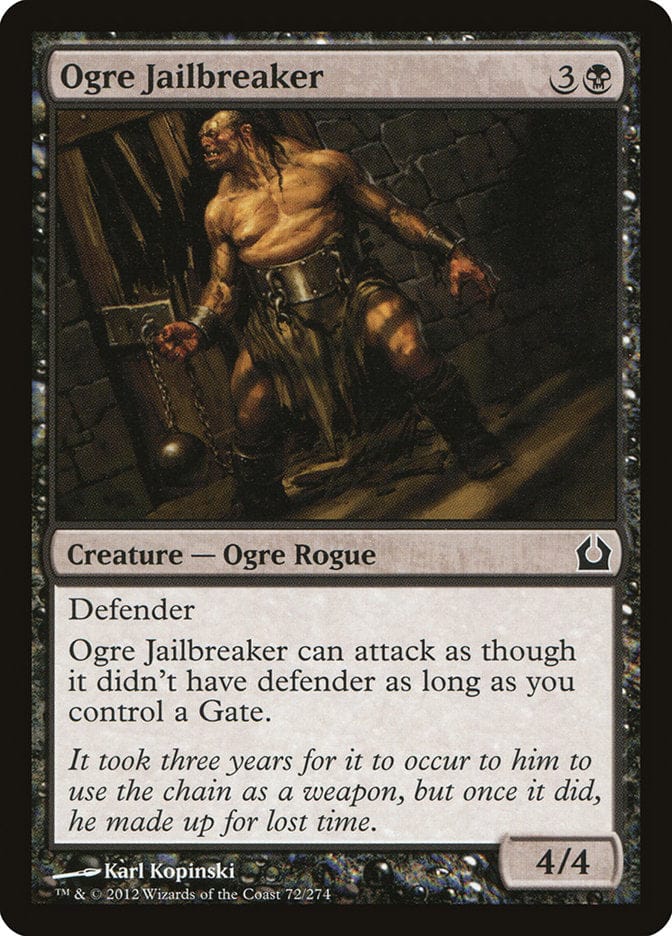 Ogre Jailbreaker [Return to Ravnica] Magic: The Gathering