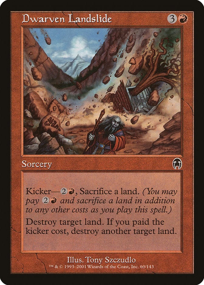 Dwarven Landslide [Apocalypse] Magic: The Gathering