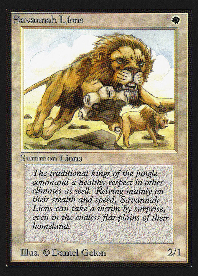 Savannah Lions [Collectors' Edition] Magic: The Gathering