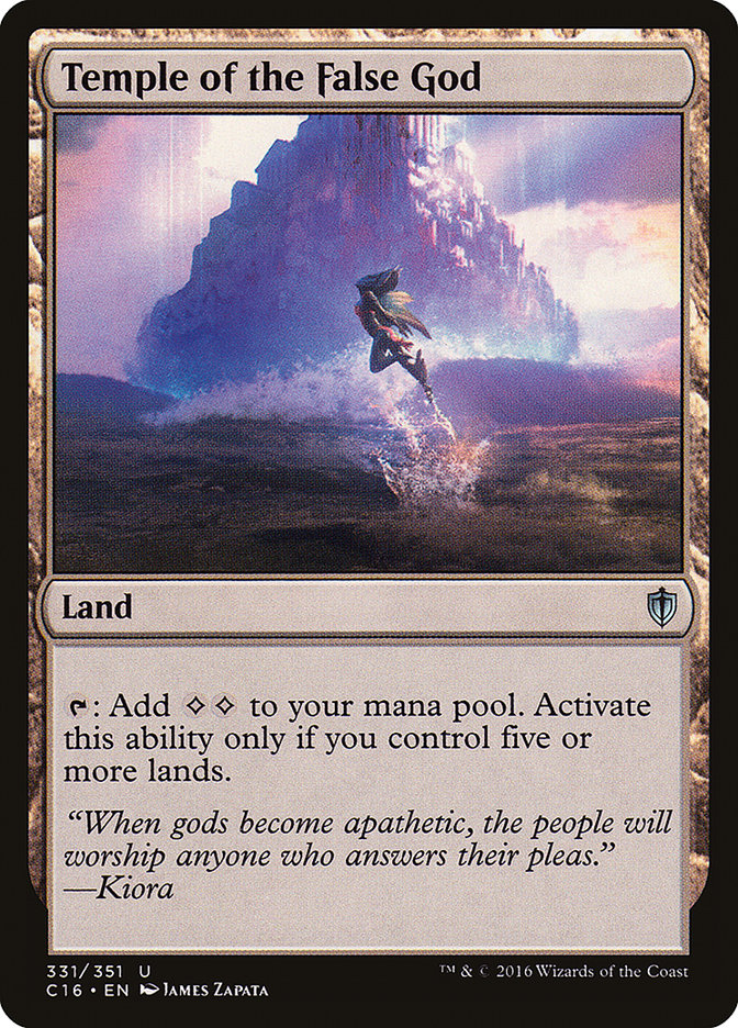 Temple of the False God [Commander 2016] Magic: The Gathering