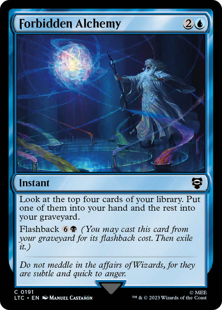 Forbidden Alchemy [The Lord of the Rings: Tales of Middle-Earth Commander] Magic: The Gathering