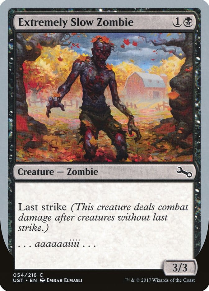 Extremely Slow Zombie ("...aaaaaaiiii...") [Unstable] Magic: The Gathering