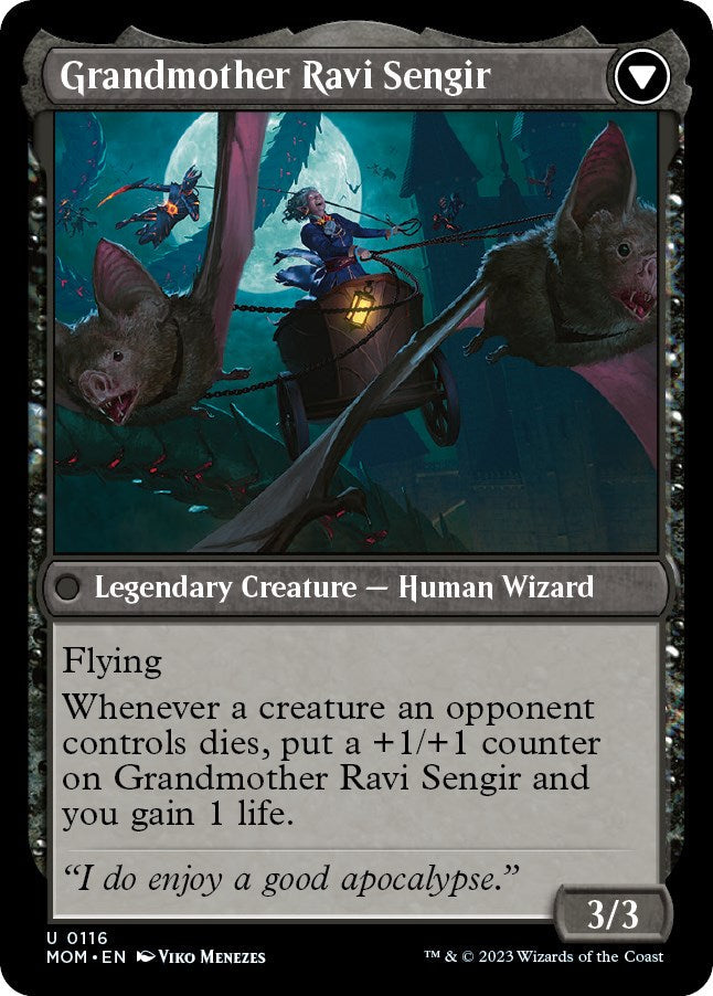 Invasion of Ulgrotha // Grandmother Ravi Sengir [March of the Machine] Magic: The Gathering