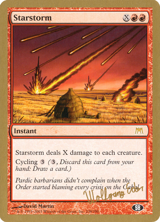 Starstorm (Wolfgang Eder) (SB) [World Championship Decks 2003] Magic: The Gathering