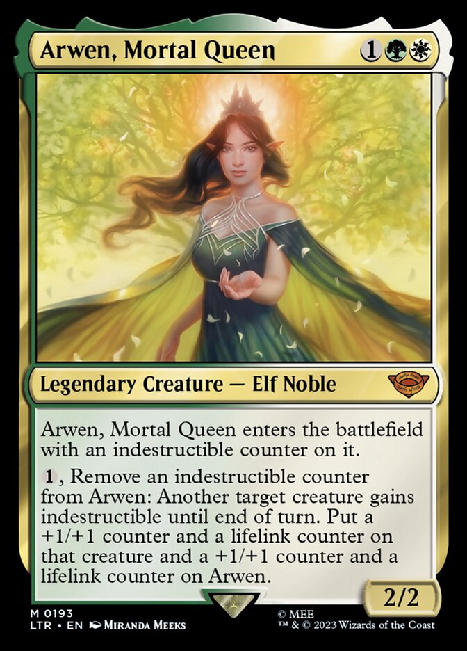 Arwen, Mortal Queen [The Lord of the Rings: Tales of Middle-Earth] Magic: The Gathering