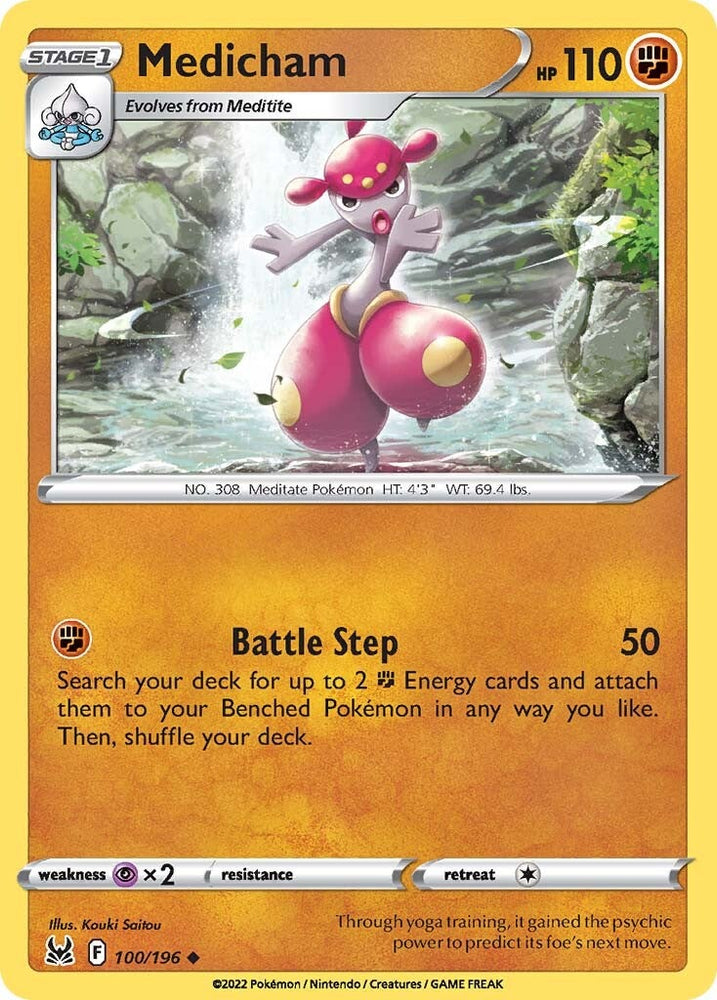 Medicham (100/196) [Sword & Shield: Lost Origin] Pokémon