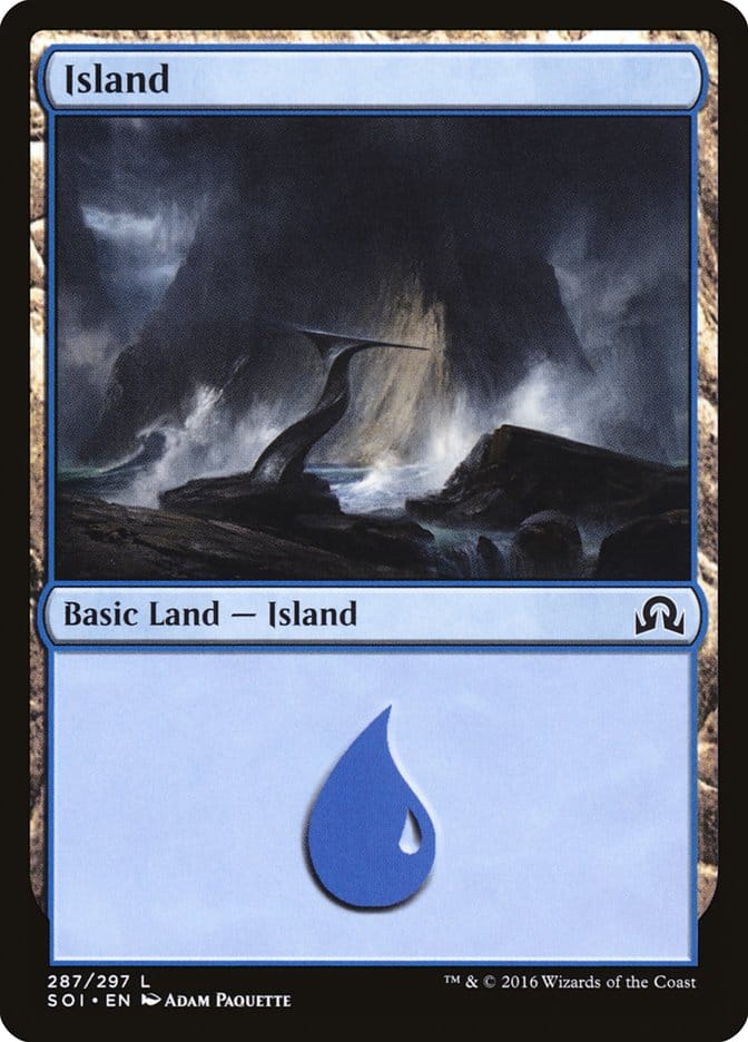 Island (287) [Shadows over Innistrad] Magic: The Gathering