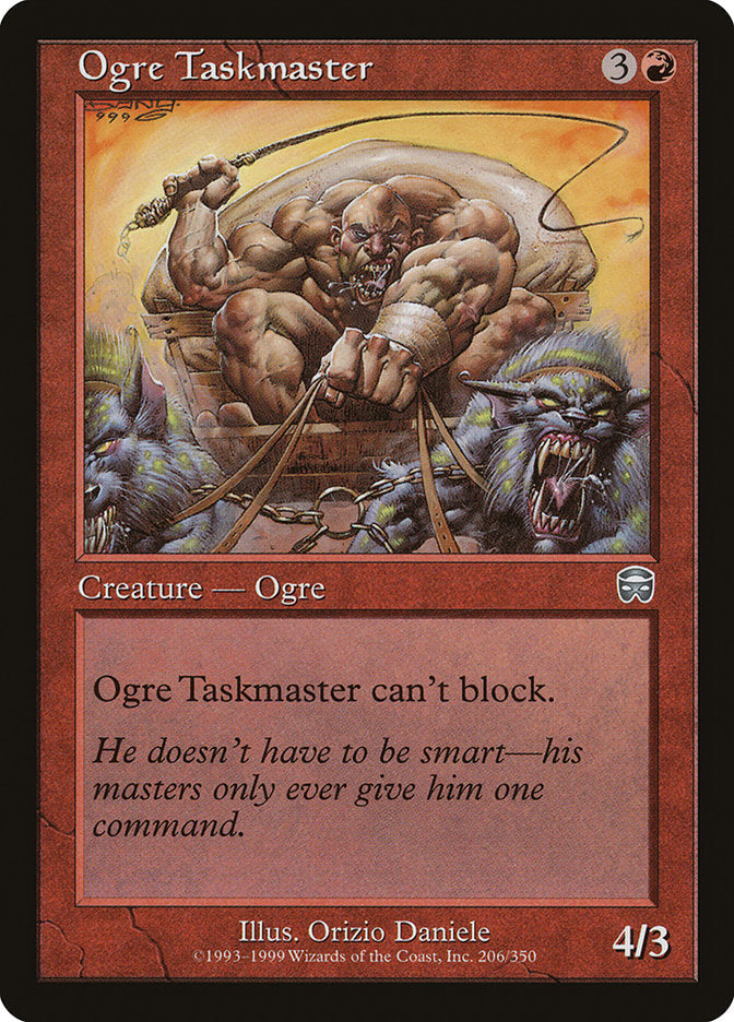 Ogre Taskmaster [Mercadian Masques] Magic: The Gathering