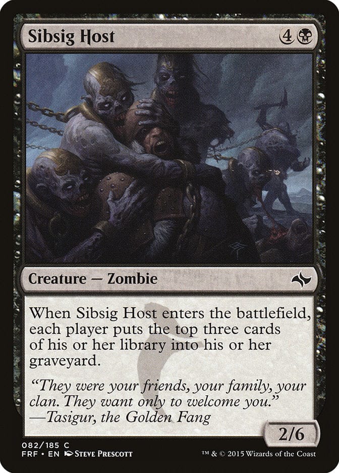 Sibsig Host [Fate Reforged] Magic: The Gathering