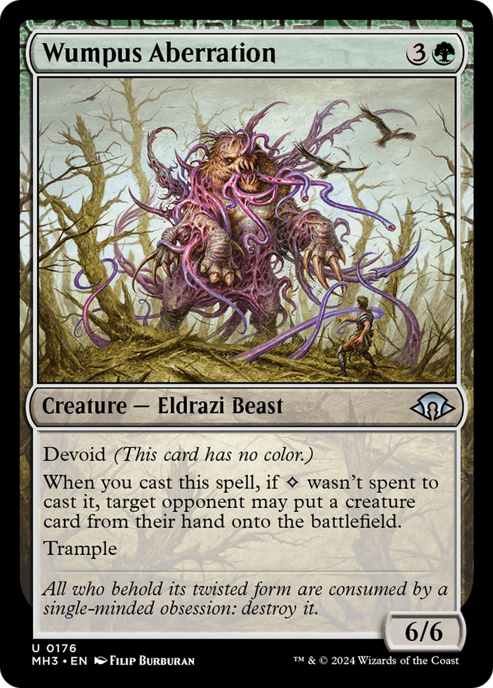 Wumpus Aberration [Modern Horizons 3] Magic: The Gathering