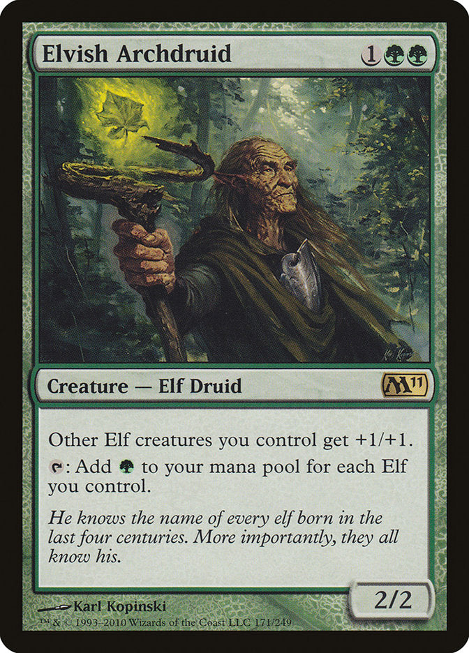 Elvish Archdruid [Magic 2011] Magic: The Gathering