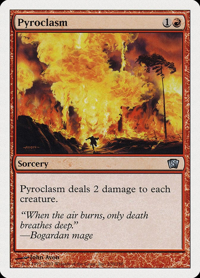 Pyroclasm [Eighth Edition] Magic: The Gathering