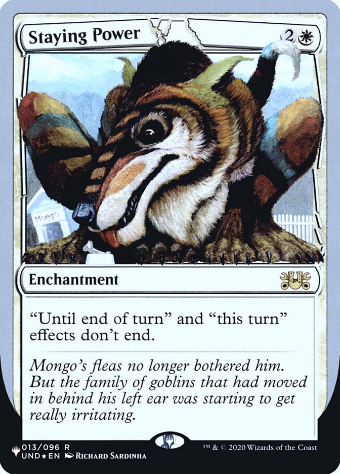 Staying Power (Unfinity Foil Edition) [The List] Magic: The Gathering