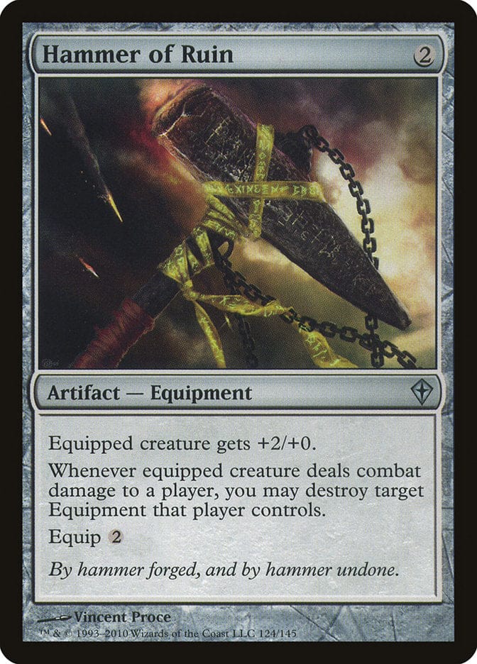 Hammer of Ruin [Worldwake] Magic: The Gathering