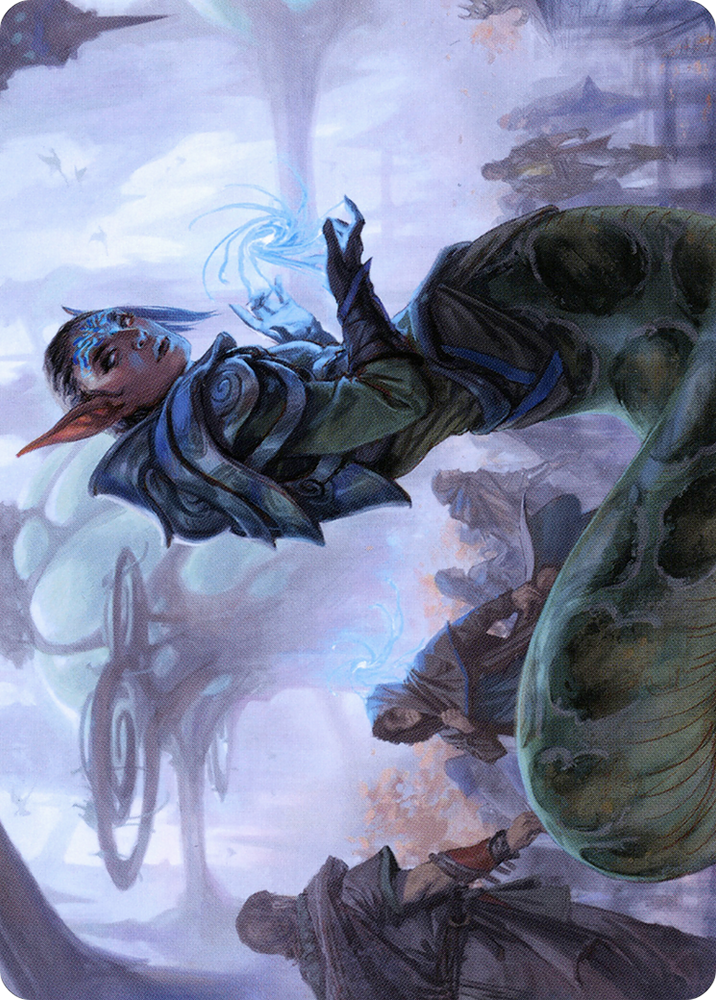 Lonis, Cryptozoologist Art Card [Modern Horizons 2 Art Series] Magic: The Gathering
