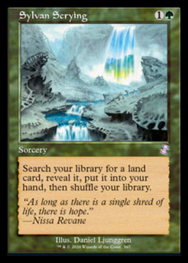 Sylvan Scrying (Timeshifted) [Time Spiral Remastered] Magic: The Gathering