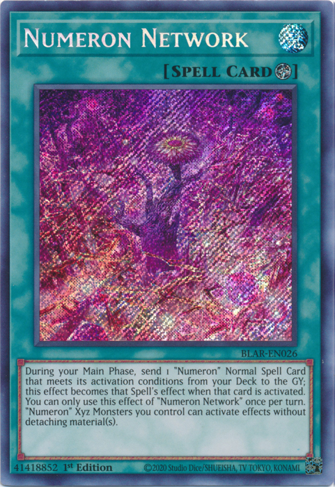 Numeron Network [BLAR-EN026] Secret Rare - Yugioh Cards For Your TCG Needs!