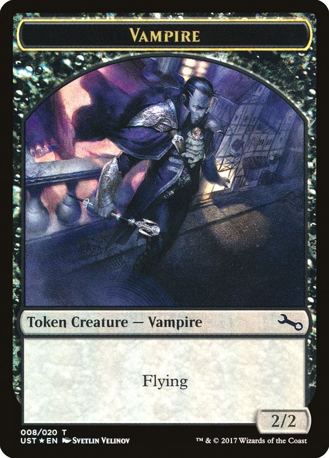 Vampire // Vampire Double-Sided Token [Unstable Tokens] Magic: The Gathering