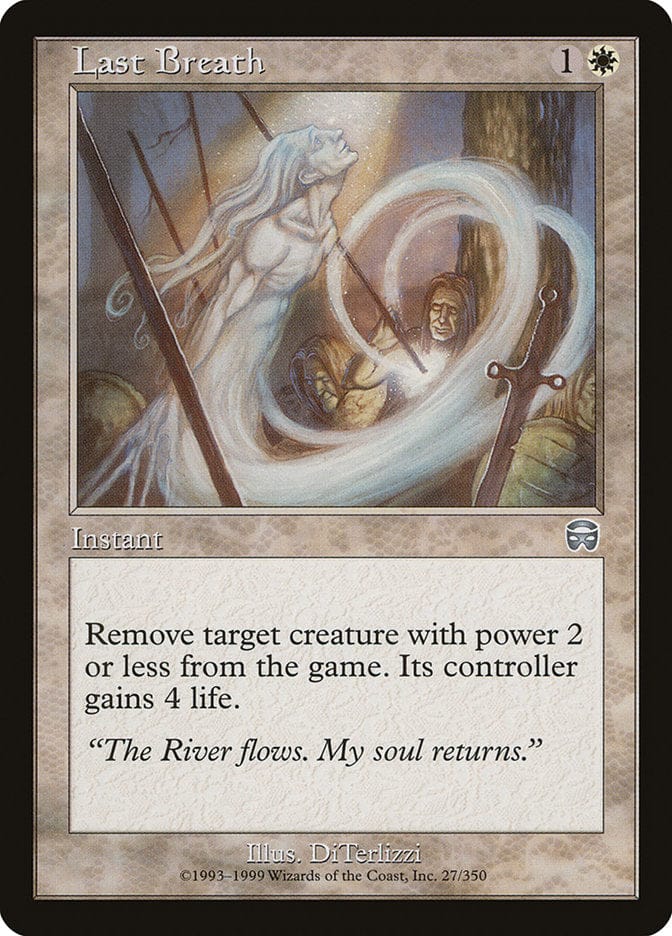 Last Breath [Mercadian Masques] Magic: The Gathering