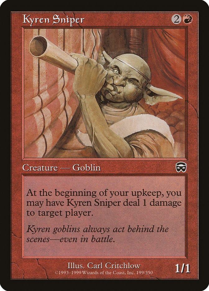 Kyren Sniper [Mercadian Masques] Magic: The Gathering